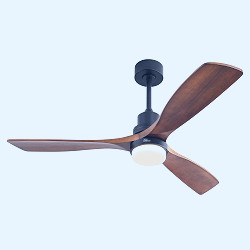 Amazon.com: Sofucor 52 Inch Ceiling Fan With Lights Remote Control 3 Wood  Fan Blade Ceiling Fans Noiseless DC Motor Solid Walnut and Matte Black For  Farmhouse Modern Style : Tools & Home Improvement